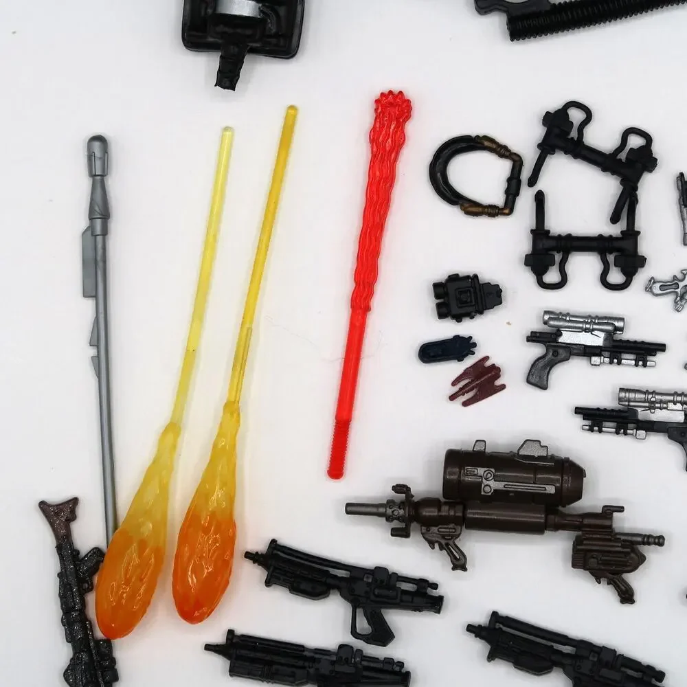 Hasbro Star Wars Episode 1-3 Accessories Mixed Lot Set of 30 Weapons Vintage